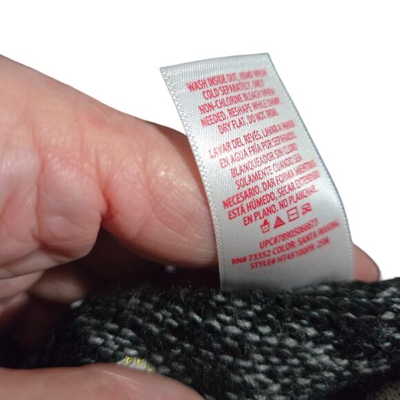 Holiday Time Women's XL Ugly Christmas Sweater Vest Santa Reindeer Trees Snow - Picture 9 of 14